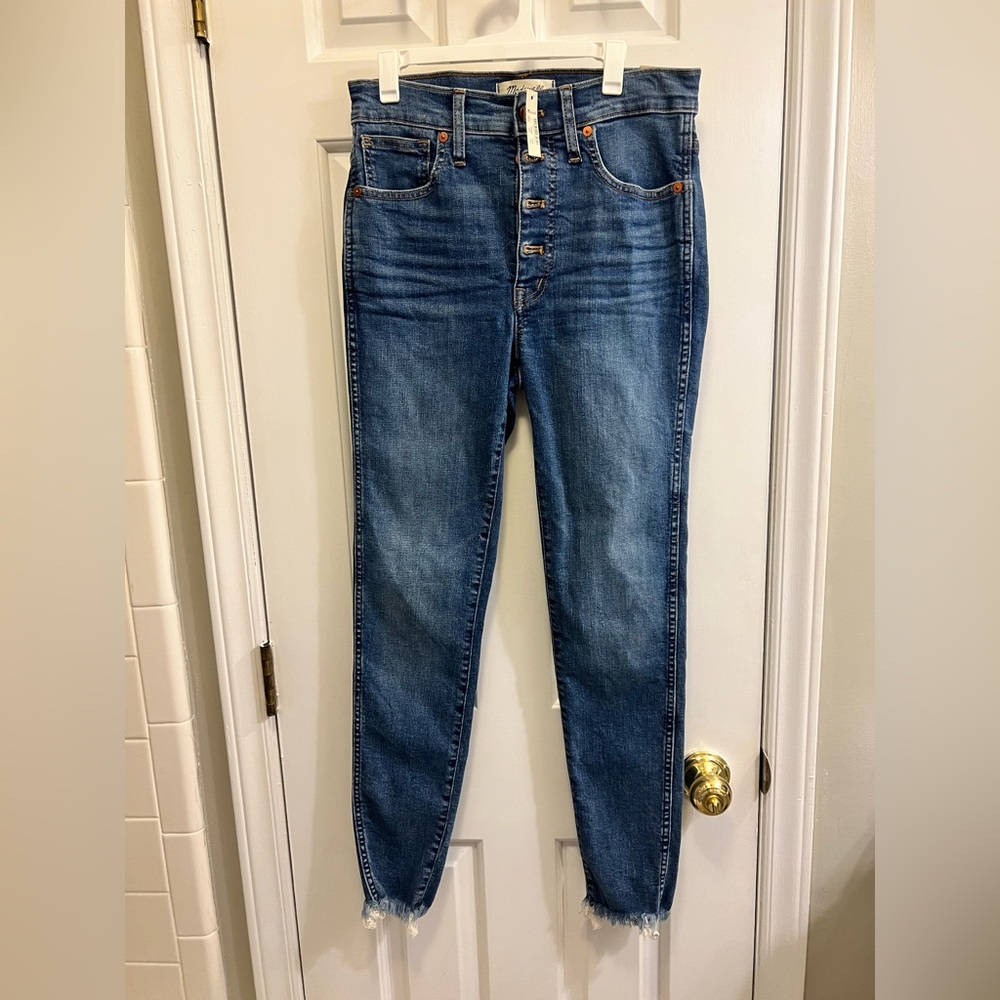 NWT madewell size 27 10” skinny high rise with magic pockets